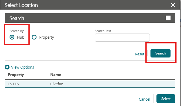 Resultado del Chain Code en Select Location